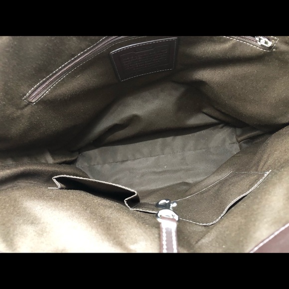 Authentic Coach Gold Tote - Picture 7 of 11